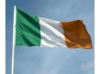 Irish tri-colour Flag