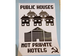 Public Houses Not Private Hotels Poster