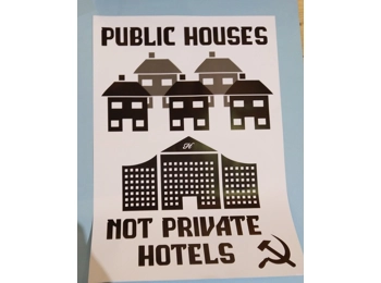 Public Houses Not Private Hotels Poster