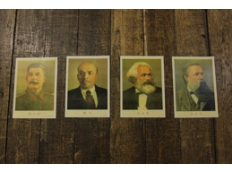 Maoist Prints - Marx, Engels, Lenin and Stalin (A4 & A3)