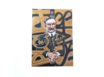 James Connolly Graffiti Print