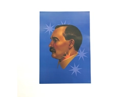 James Connolly Print Blue