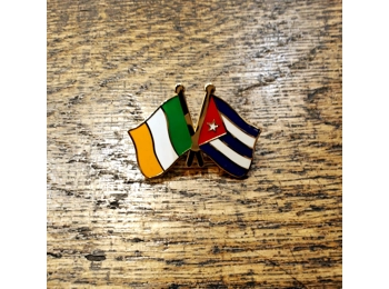 Ireland Cuba Solidarity Pin