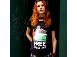 Free Palestine T-shirt (Black)(No medium available))