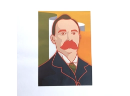 James Connolly Print Orange