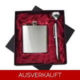 6 oz Flachmann Geschenkset mit Stift