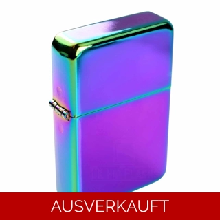 Regenbogenfarbenes Stahlfeuerzeug