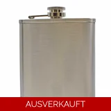 6oz Flachmann mit Lippe - Stahl