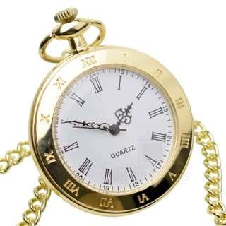 Taschenuhr - Gold mit Deckel