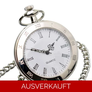 Taschenuhr - Silber mit Deckel