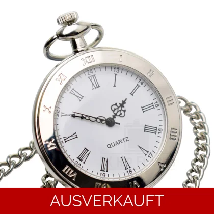 Taschenuhr - Silber mit Deckel