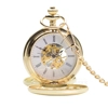 Taschenuhr - Gold mit sichtbarem Uhrwerk
