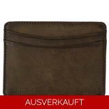 Kreditkartenhalter - PU - Braun
