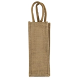 Jute-Flaschentasche - naturfarbig