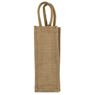 Jute-Flaschentasche - naturfarbig