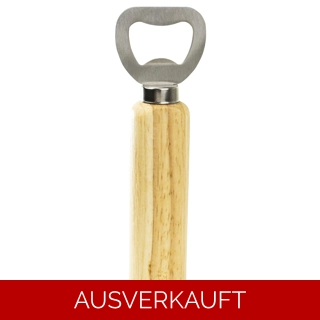Flaschenöffner Aus Metall Mit Holzgriff