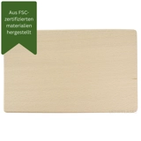 Buchenholz - Rechteckig - Schlichtes -..