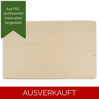 Buchenholz - Rechteckig - Schlichtes -..