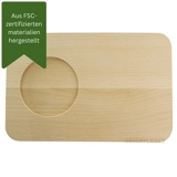 Buchenholz - Frühstücksbrettchen - Unb..