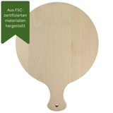 Buchenholz - Pizzabrett - Gross - Unbe..