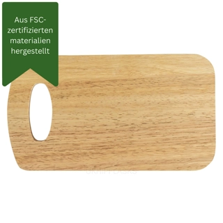 Hevea Holzbrett mit Griff - Klein Hevea Holzbrett mit Griff - Klein