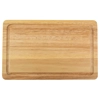 Hevea Schneidebrett - Rechteckig - Gerillt - Klein