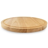 Hevea Holzbrett Rund - Gerillt - Groß