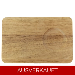 Frühstücksbrett aus Hevea-Holz