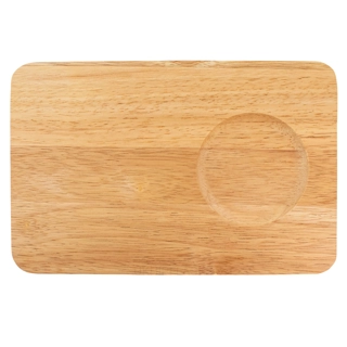 Frühstücksbrett aus Hevea-Holz