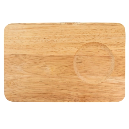 Frühstücksbrett aus Hevea-Holz