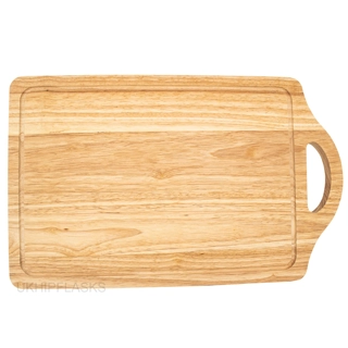 Hevea-Holz Schneidebrett mit Griff – G..