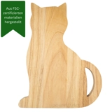 Hevea Schneidebrett - Katze