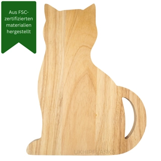 Hevea Schneidebrett - Katze Hevea Schneidebrett - Katze