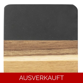 Untersetzer aus Marmor und Akazie - sc.. Untersetzer aus Marmor und Akazie - sc..