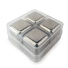 Silber Edelstahl Whiskysteine PP Box Set