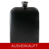 6 Oz Flachmann Polster Matt - Schwarz