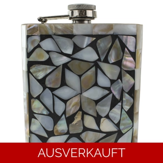 Muschel-Flachmann - Stil 1 - 2. Wahl Muschel-Flachmann - Stil 1 - 2. Wahl