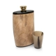 Flachmann aus Mangoholz und Horn m..