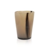 Flachmann aus Mangoholz und Horn mit Tasse