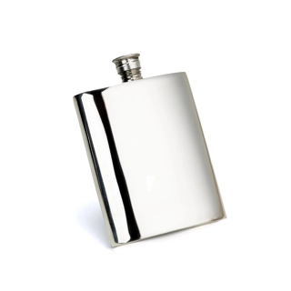 4 Oz Moderner Flachmann Aus Zinn