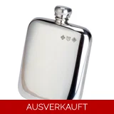 4 Oz Viktorianischer Flachmann Aus Zinn
