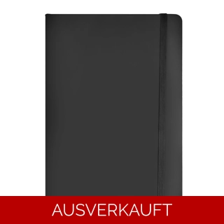 A5 Notizbuch aus PU-Leder - Schwarz
