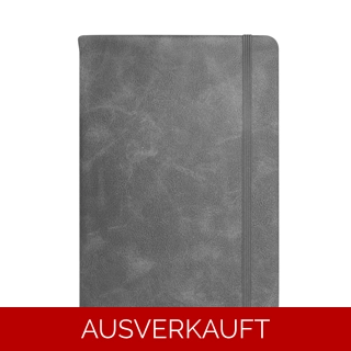 A5 Notizbuch aus PU-Leder - zweifarbig..