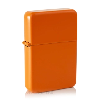 Star - Stahl - Orange Feuerzeug