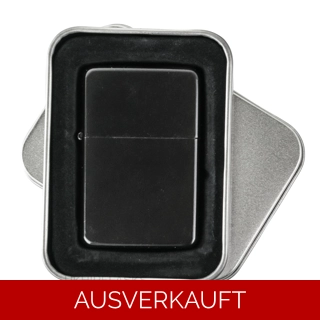 Stern - Stahl - Schwarzes Feuerzeug (I..