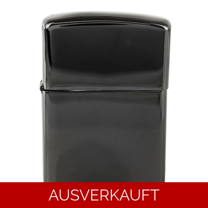 Hendon Messing-Feuerzeug - Schwarz