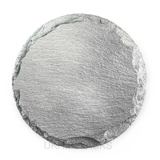 Untersetzer - Bemalt - Rund - Silber
