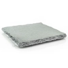 Untersetzer - Bemalt - Quadrat - Silber