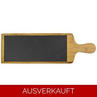 Schiefer-Bambus-Servierbrett