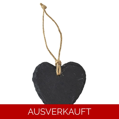 Schiefer - Hängendes Herz - Klein